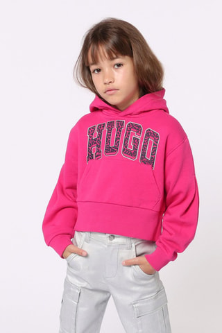 Sweat à capuche - Fuchsia - Hugo
