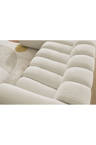 Canapé d'angle gauche Talia - Beige