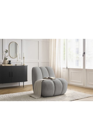 Fauteuil Janissaire Gris clair