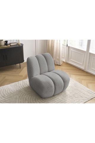 Fauteuil Janissaire Gris clair