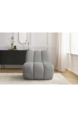 Fauteuil Janissaire Gris clair