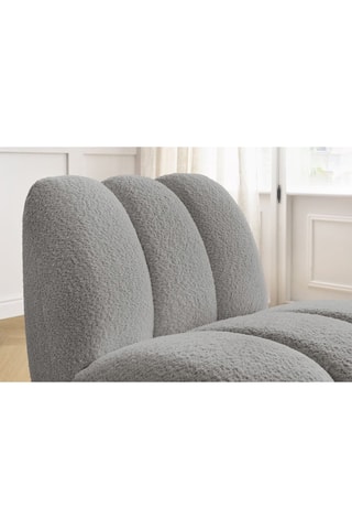 Fauteuil Janissaire Gris clair