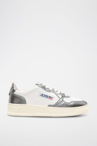 Leren Sneakers Medalist - Wit - Wit