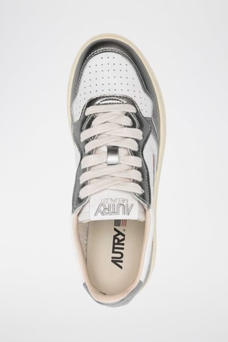 Leren Sneakers Medalist - Wit - Wit