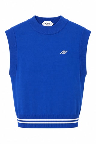 Pull sans manches Sporty - Bleu