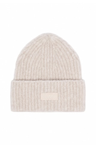 Bonnet en laine vierge Main - Blanc
