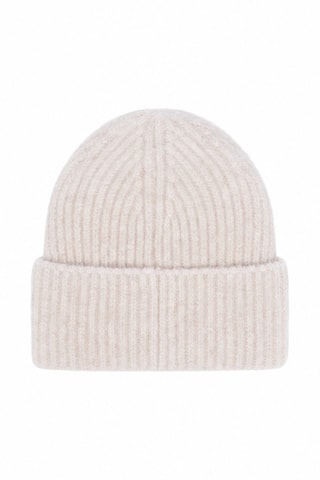 Bonnet en laine vierge Main - Blanc