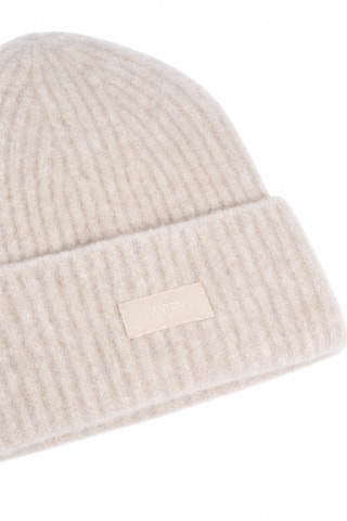 Bonnet en laine vierge Main - Blanc