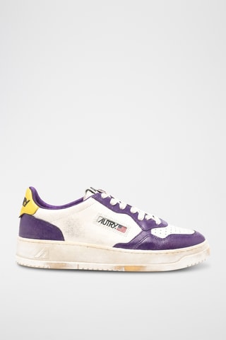 Baskets en cuir Sup Vint Low - Violet