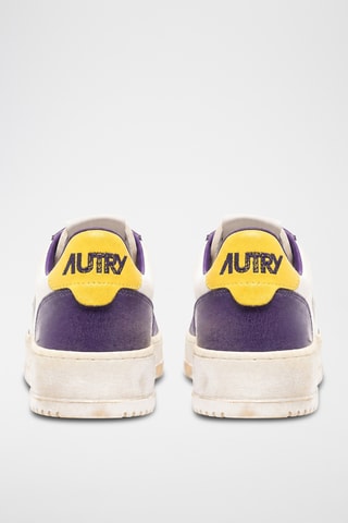 Baskets en cuir Sup Vint Low - Violet