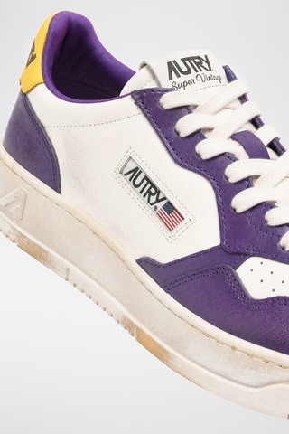 Baskets en cuir Sup Vint Low - Violet