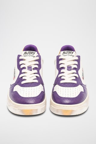 Baskets en cuir Sup Vint Low - Violet