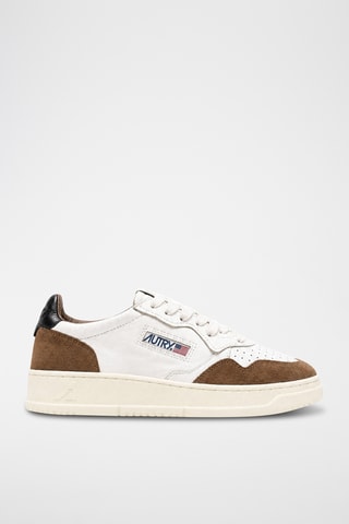 Leren Sneakers Medalist Low - Bruin