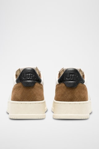 Leren Sneakers Medalist Low - Bruin
