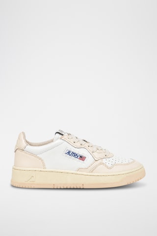 Leren Sneakers Medalist Low - Wit