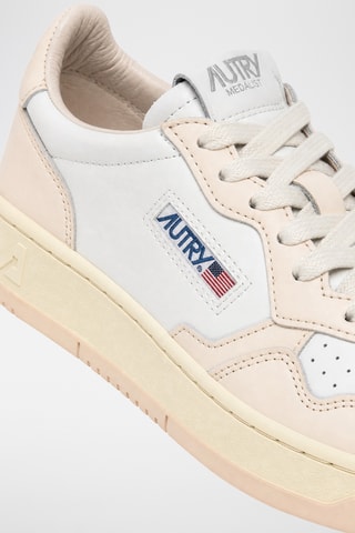 Leren Sneakers Medalist Low - Wit