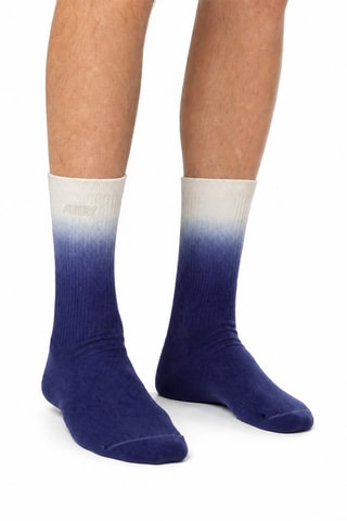 Chaussettes dip and dye Main - Bleu