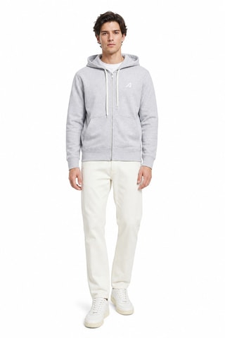 Sweat à capuche Main - Gris clair