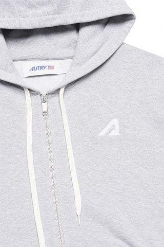 Sweat à capuche Main - Gris clair
