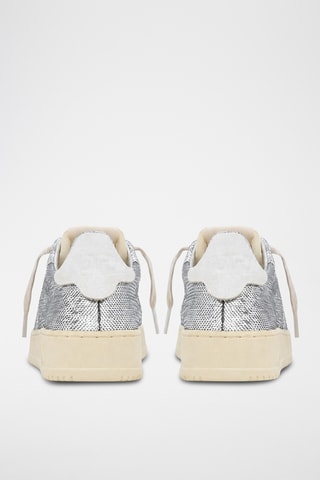 Baskets en cuir Dallas Low - Argenté