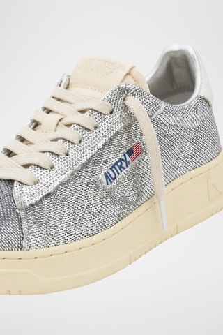 Baskets en cuir Dallas Low - Argenté