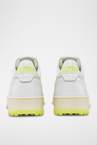 Leren Sneakers Golf Low - Wit