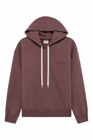 Sweat à capuche Main - Marron