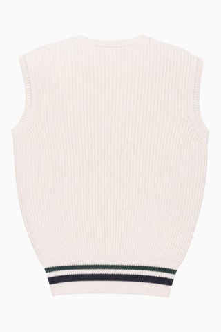 Pull sans manches Sporty - Blanc