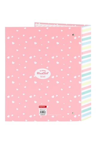 Raccoglitore ad anelli - Rosa - 33 x 27 x 6 cm