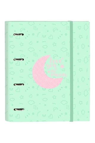 Raccoglitore ad anelli - Verde - 32 x 27 x 3,5 cm
