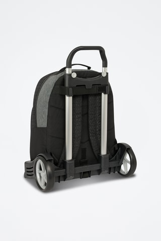 Zaino trolley - Nero e grigio melange