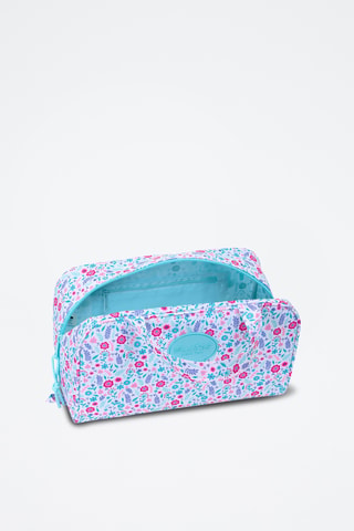 Borsa a bauletto - Celeste e bianco