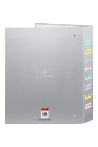 Raccoglitore ad anelli - Grigio - 27 x 6 x 33 cm