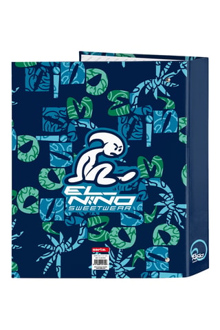 Raccoglitore ad anelli - Navy - 27 x 33 x 6 cm