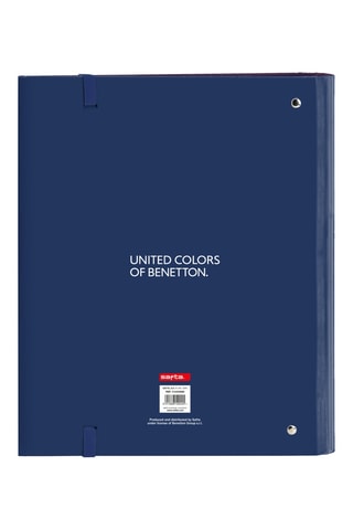 Raccoglitore ad anelli - Blu - 27 x 3,5 x 32 cm
