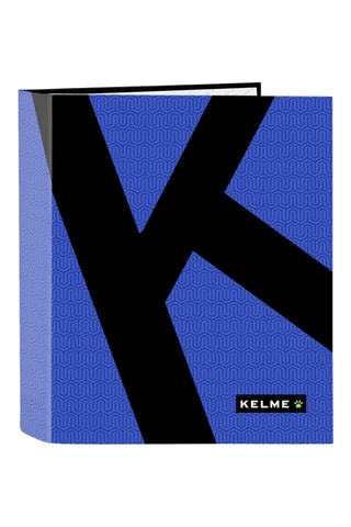 Raccoglitore ad anelli - Blu elettrico e nero - 27 x 60 x 33 cm
