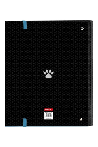 Raccoglitore ad anelli - Nero - 27 x 3,5 x 32 cm