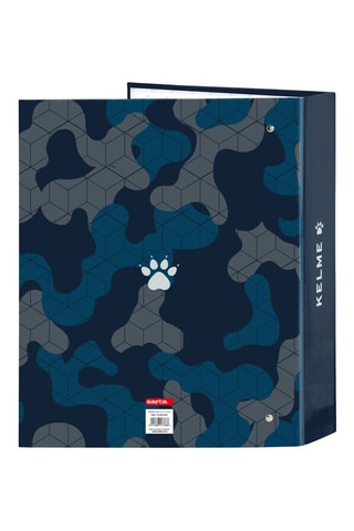 Raccoglitore ad anelli - Blu - 27 x 6 x 33 cm