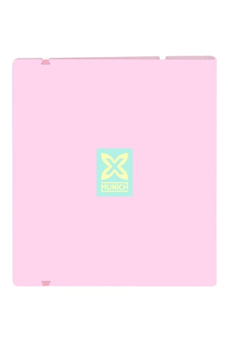 Raccoglitore ad anelli - Rosa - 27 x 32 x 4 cm