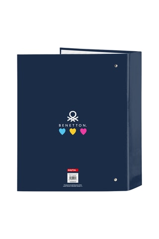 Raccoglitore ad anelli - Blu - 27 x 6 x 33 cm