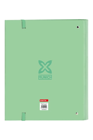 Raccoglitore ad anelli - Verde chiaro - 27 x 32 x 3,5 cm