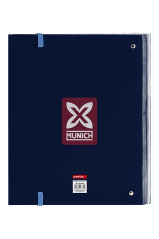 Raccoglitore ad anelli - Blu elettrico - 27 x 32 x 3,5 cm