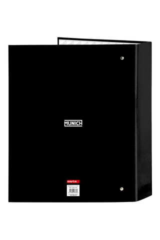Raccoglitore ad anelli - Nero - 27 x 6 x 33 cm