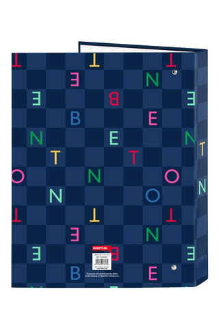 Raccoglitore ad anelli - Navy - 26,5 x 33 x 4 cm