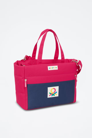 Shopping bag - Fucsia e navy