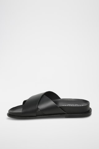 Mules en cuir Beryl - Noir