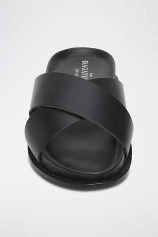 Mules en cuir Beryl - Noir