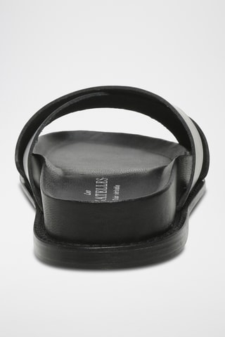 Mules en cuir Beryl - Noir