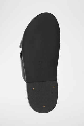 Mules en cuir Beryl - Noir