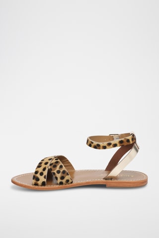 Sandales en cuir Brione - Marron